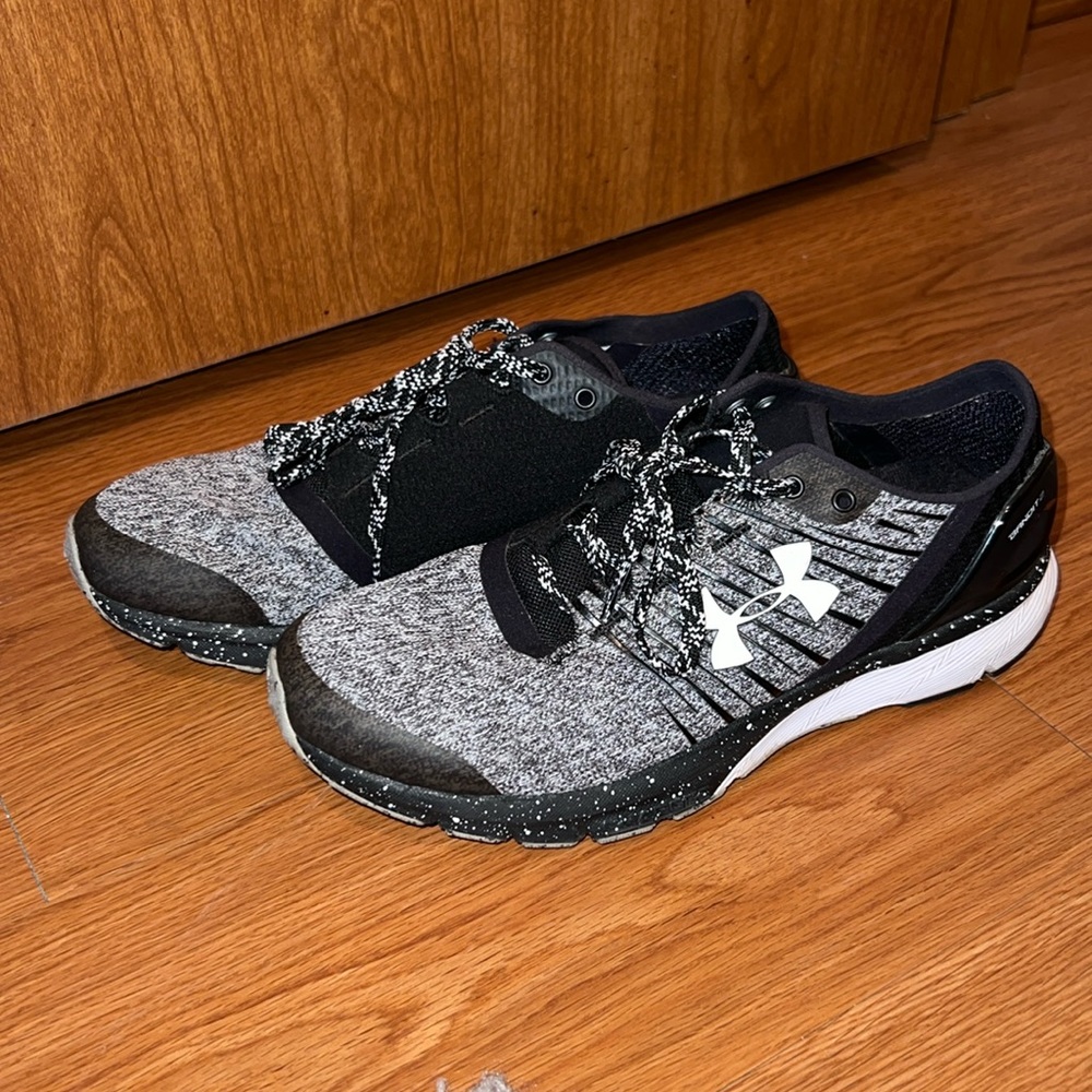 Under Armour black and gray sneakers